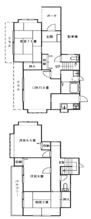 向原2丁目戸建 B棟の物件間取画像